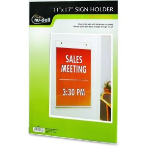 Nu-Dell Vertical Wall Sign Holder