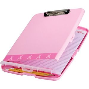 Wholesale Storage Clipboards: Discounts on Officemate Breast Cancer Awareness BCA Slim Clipboard Storage Box OIC08925