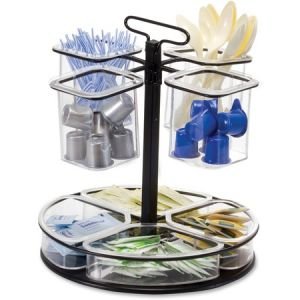 Wholesale Cutlery Organizers: Discounts on Officemate BreakCentral Rotary Condiment Organizer OIC28003