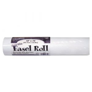 Easel Roll, 35 lbs., 18" x 75 ft, White, Roll