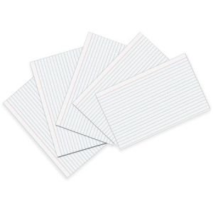Pacon Ruled Index Cards
