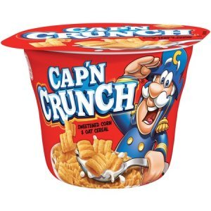 Quaker Oats Cap N Crunch Corn/Oat Cereal Bowl