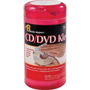 Wholesale Cleaning Products: Discounts on Advantus Read/Right CD/DVD Kleen Premoistened Wipes REARR1420
