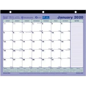 Wholesale Monthly Calendars: Discounts on Brownline Mini Monthly Desk Pad REDC181721