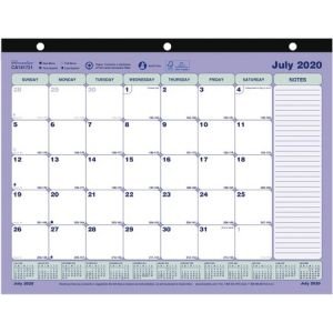 Wholesale Monthly Calendars: Discounts on Brownline Academic Mini Monthly Desk Pad REDCA181721