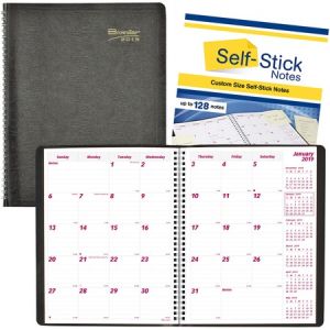 Wholesale Monthly Calendars: Discounts on Brownline PlannerPlus 14-Month Monthly Planner REDCB1262NBLK