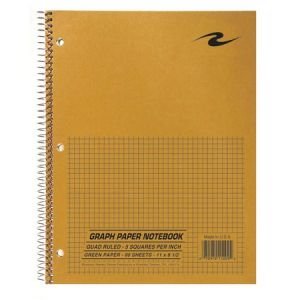 Wholesale Quadrille Pads/Books: Discounts on Roaring Spring Wirebound Quad Notebook - Letter ROA11209