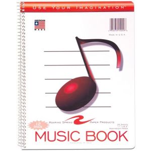 Wholesale Subject Notebooks: Discounts on Roaring Spring Wirebound Music Notebook ROA15009