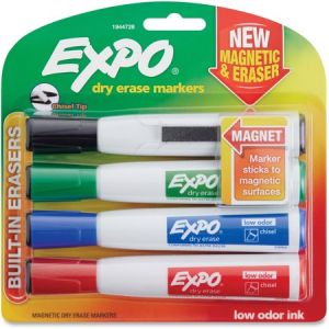 Wholesale Dry Erase Markers: Discounts on Expo Eraser Cap Magnetic Dry Erase Marker Set SAN1944728
