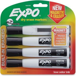 Wholesale Dry Erase Markers: Discounts on Expo Eraser Cap Magnetic Dry Erase Marker Set SAN1944729