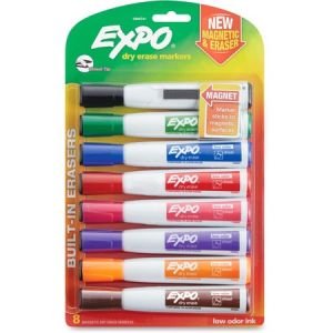 Wholesale Dry Erase Markers: Discounts on Expo Eraser Cap Magnetic Dry Erase Marker Set SAN1944741