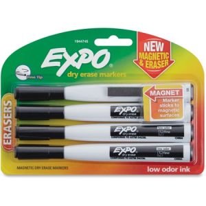 Wholesale Dry Erase Markers: Discounts on Expo Eraser Cap Fine Magnetic Dry Erase Markers SAN1944745