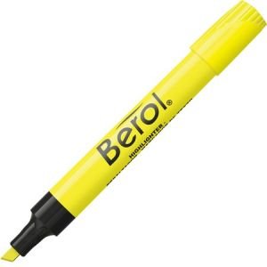 Wholesale Highlighters: Discounts on Berol Chisel Tip Water-based Highlighters SAN64324