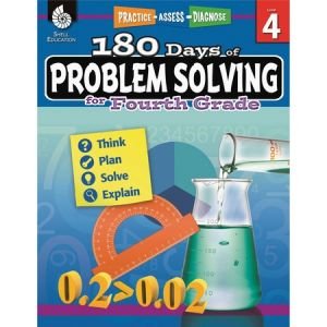 Shell 180 Days of Problem Solving for Fourth Grade Printed Book