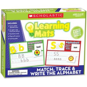 Scholastic Res. Grade K-2 Match/Write Alphabet Mats