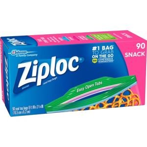 Ziploc Brand Snack Size Storage Bags