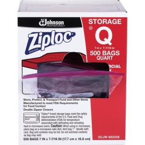 Wholesale Ziploc Bags: Discounts on Ziploc Brand Seal Top Quart Storage Bags SJN682256
