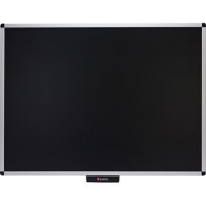 Wholesale Smead BULK Justick Display Boards: Discounts on Justick Aluminum Frame Black Electro Bulletin Board SMD02563