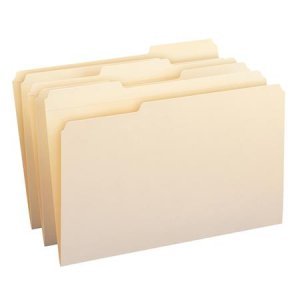 Wholesale File Folder: Discounts on Smead File Folder, Reinforced 1/3-Cut Tab, Legal Size, Manila, 100 per Box (21111) SMD21111