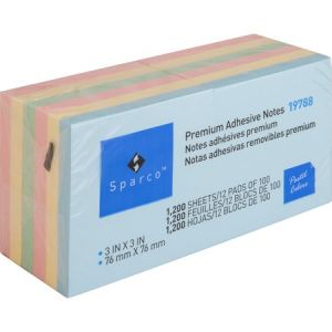 Sparco Colorful Adhesive Notes