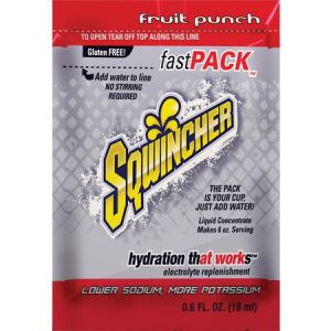 Sqwincher Fast Pack Flavored Liquid Mix Singles