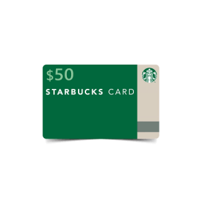 $50 Starbucks Giftcard