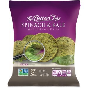 Wholesale Snacks & Cookies: Discounts on The Better Chip Spinach/Kale Chips SUG56095