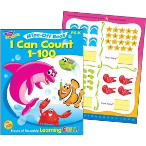 Trend I Can Count 1-100 Wipe-off Book Printed Book