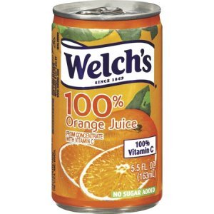 Welch s 100% Orange Juice Cans