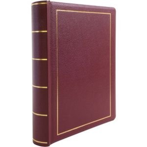 Wilson Jones Minute Book, Letter Size 8 1/2" x 11", 250 Pages, Red