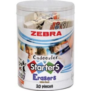 Zebra Cadoozles Starters Block Erasers